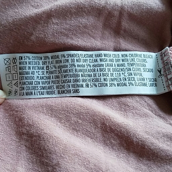 Forever 21 Dusty Rose Dress w/Cut Out Sleeves Sz L - Picture 6 of 6